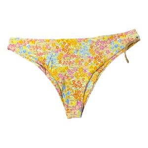 Stone Fox Swim Roca Bikini Bottom in Flower Fields Print‎ XL NWT
